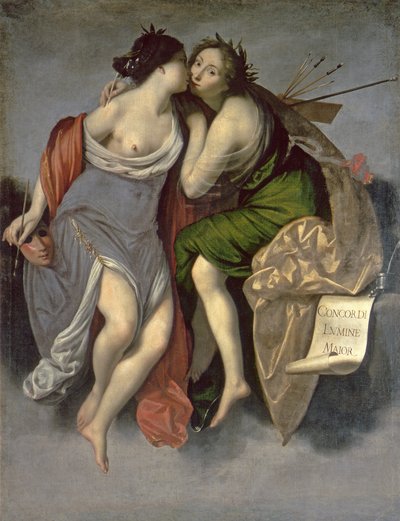 Allegory of the Union of Painting and Poetry by Francesco Furini